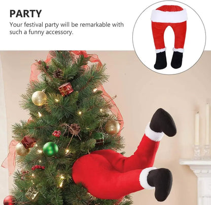 Christmas Santa Leg Decorations
