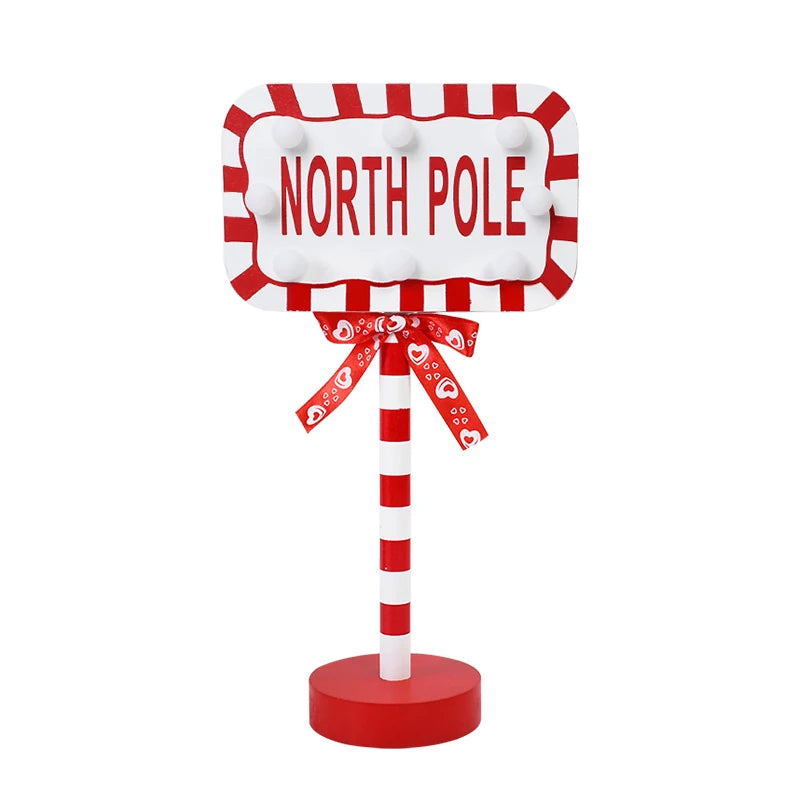 “Santa Stop Here” Lamp