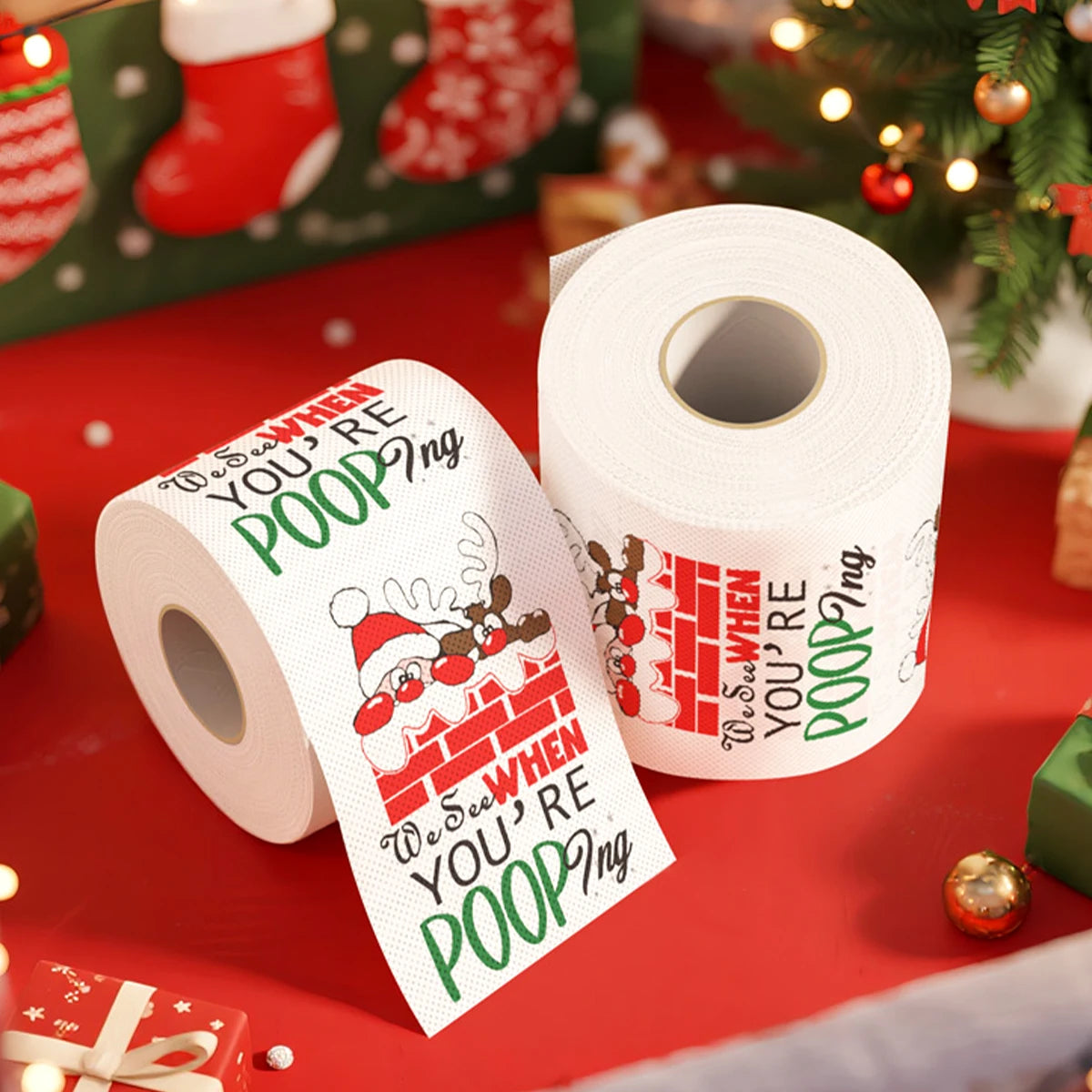 Festive Toilet Roll “Happy 2026”