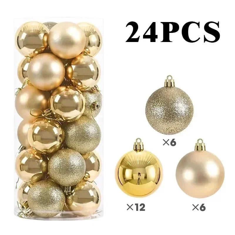 Sparkling Christmas Balls Set
