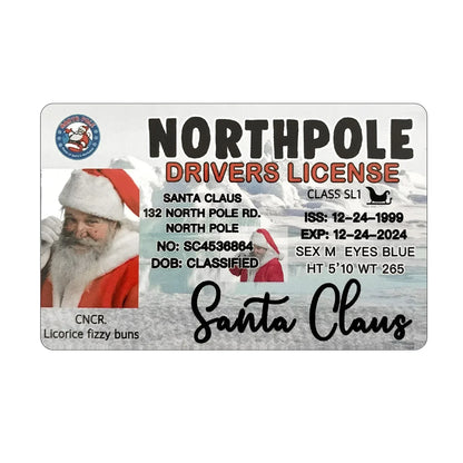 Santa Flying Licence Card