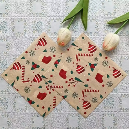 Watercolour Festive Napkins