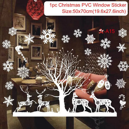 Merry Christmas Wall & Window Stickers