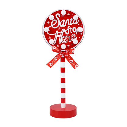 “Santa Stop Here” Lamp