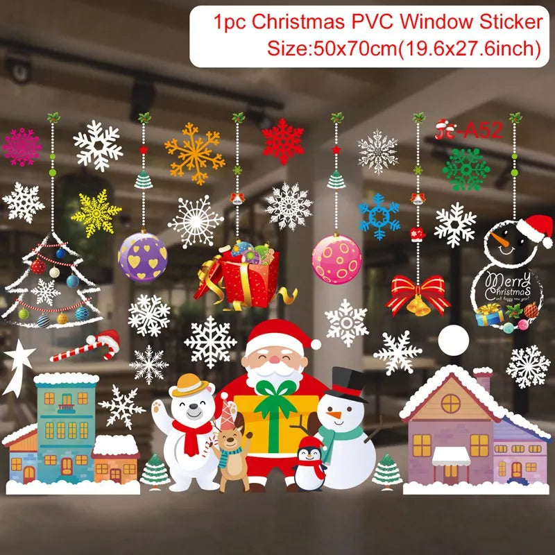 Merry Christmas Wall & Window Stickers