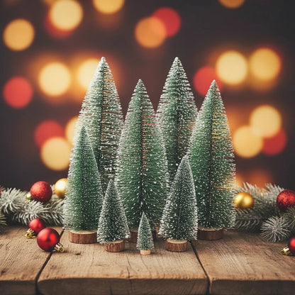 Mini Frosted Cedar Tree