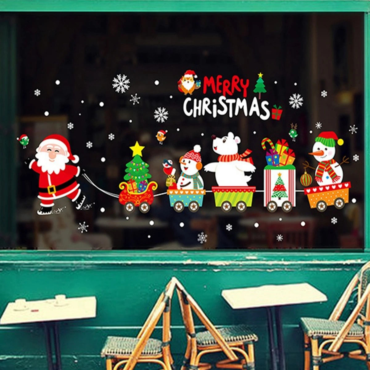 Merry Christmas Wall & Window Stickers
