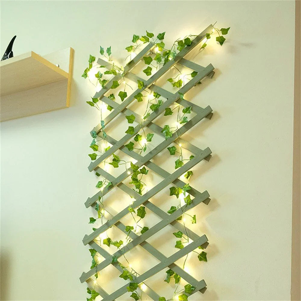 Green Leaf String Lights