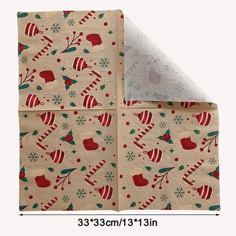 Watercolour Festive Napkins