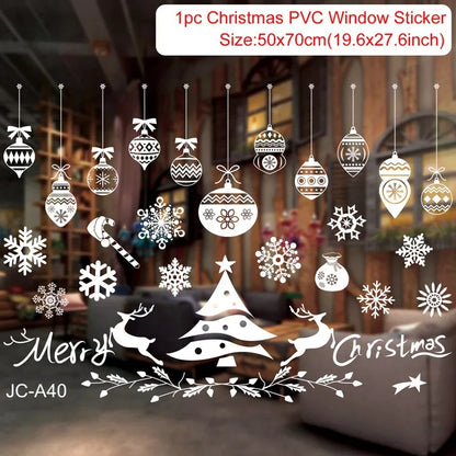 Merry Christmas Wall & Window Stickers