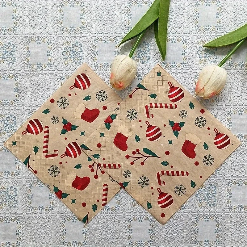Watercolour Festive Napkins