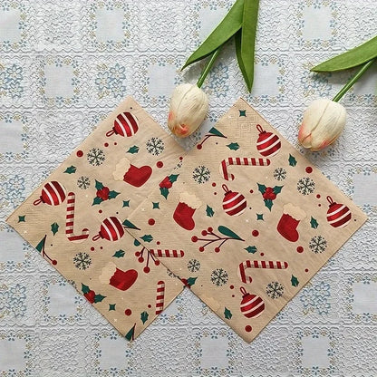 Watercolour Festive Napkins
