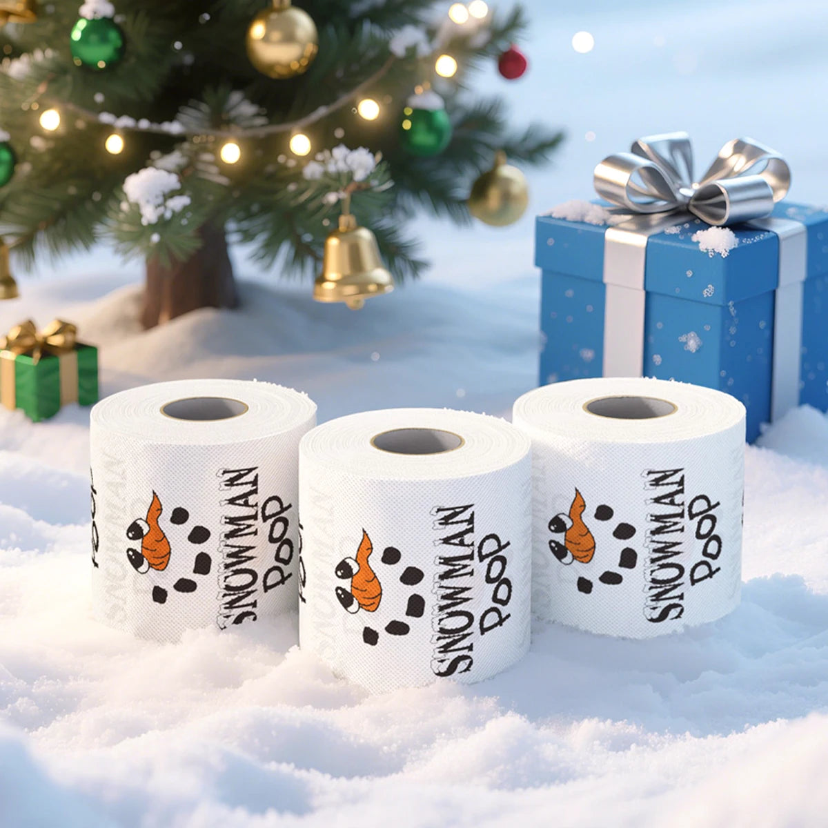 Festive Toilet Roll “Happy 2026”