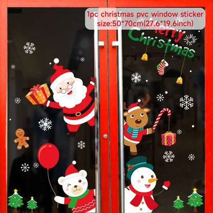 Merry Christmas Wall & Window Stickers