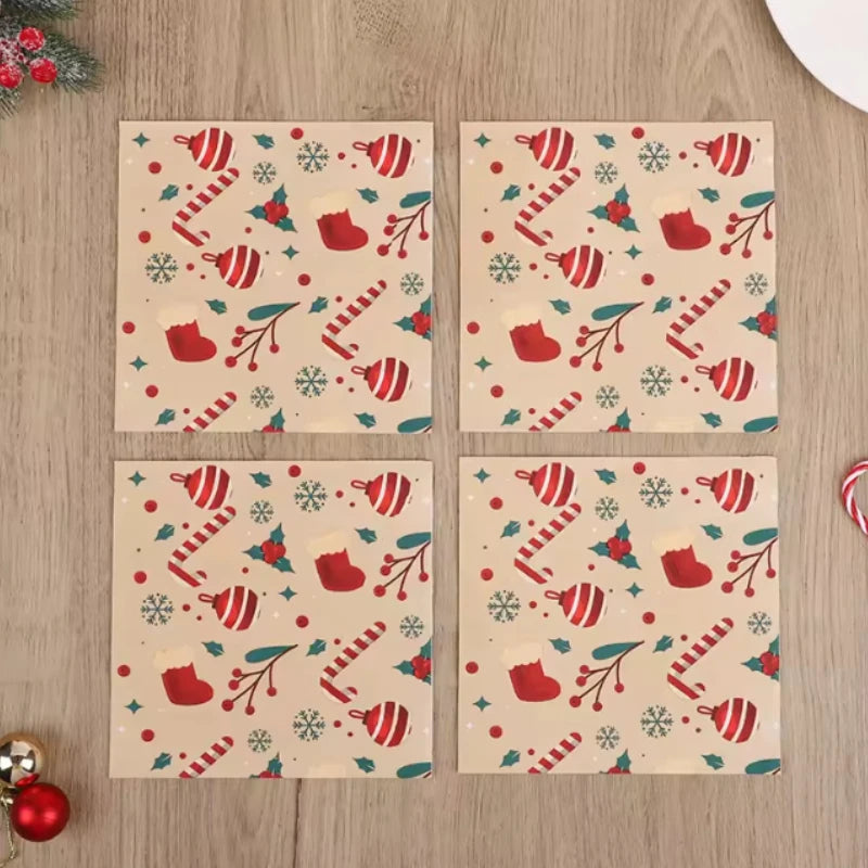 Watercolour Festive Napkins