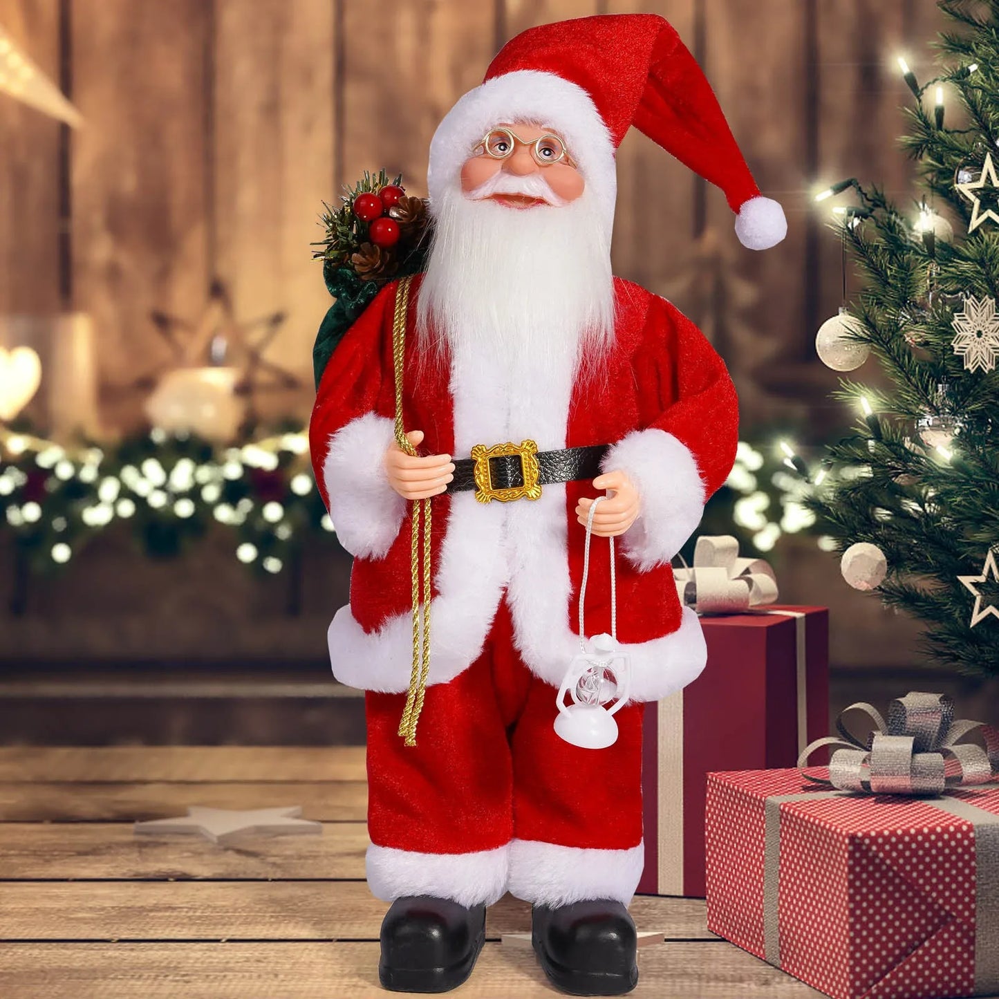 Santa Claus Standing Statue Ornament
