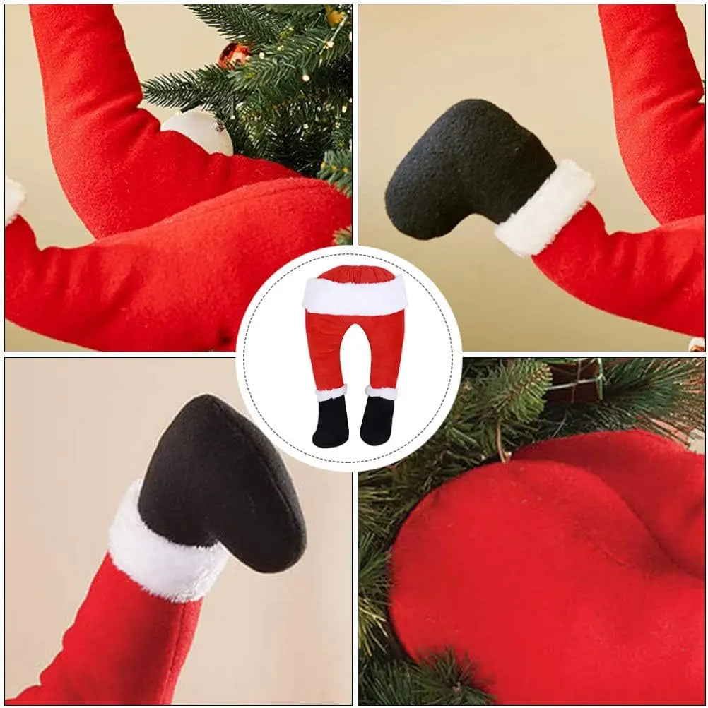 Christmas Santa Leg Decorations