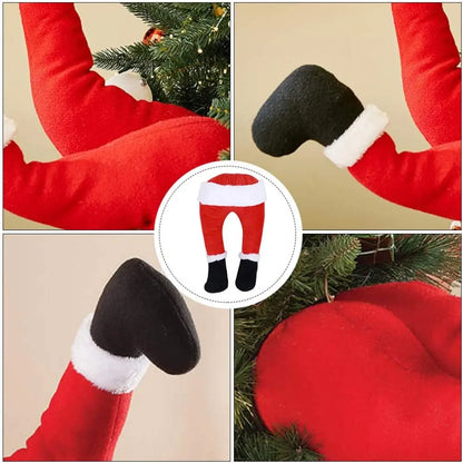 Christmas Santa Leg Decorations