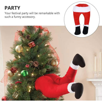 Christmas Santa Leg Decorations