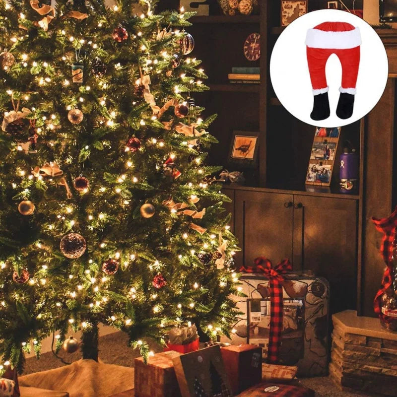 Christmas Santa Leg Decorations