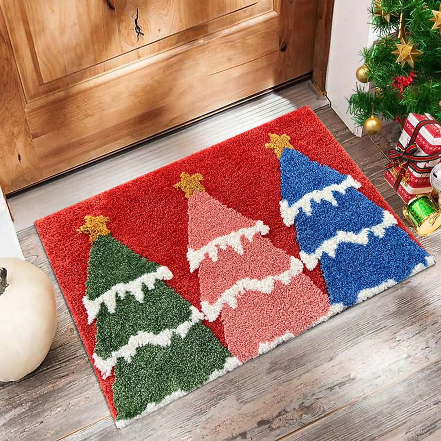 Festive Welcome Mat
