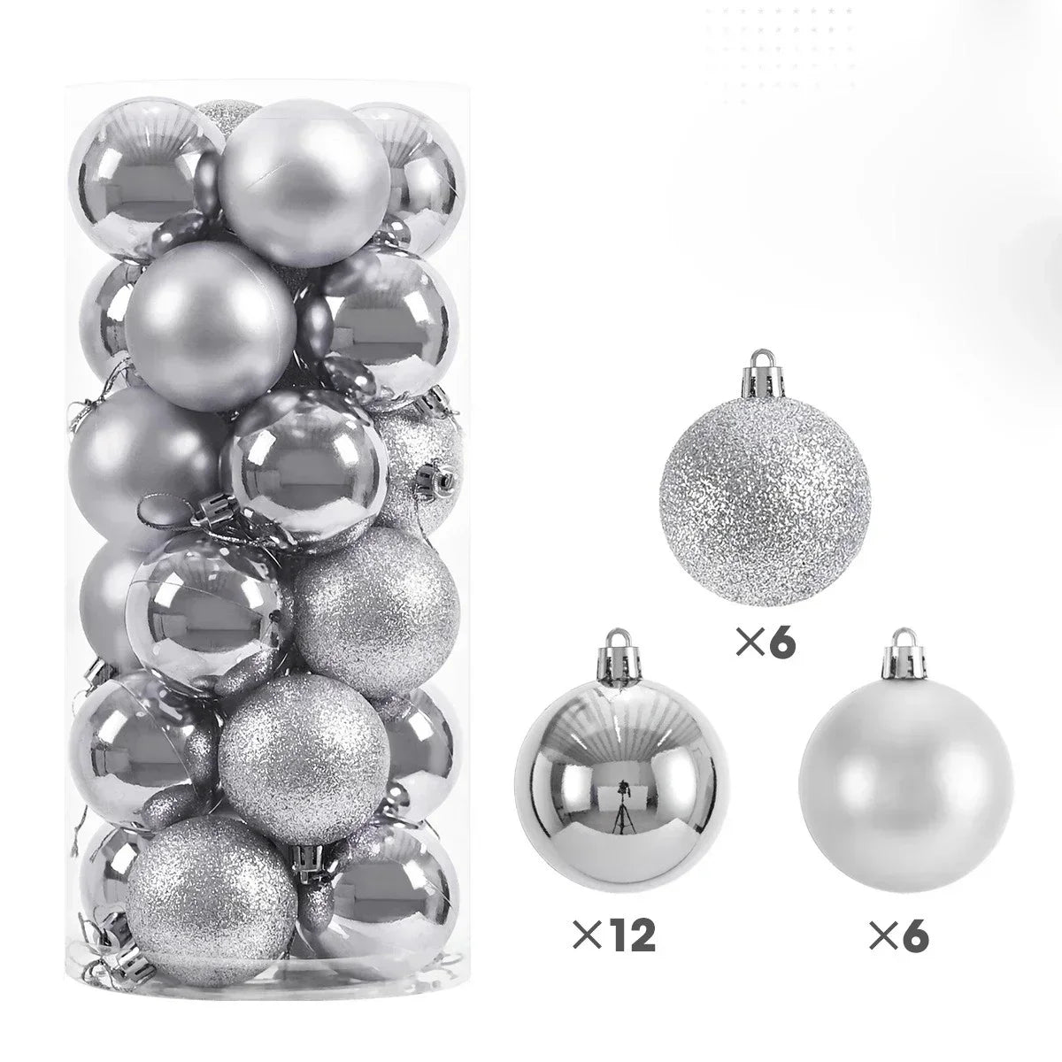 Sparkling Christmas Balls Set