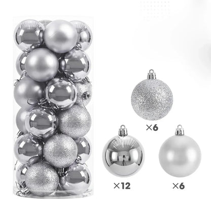 Sparkling Christmas Balls Set