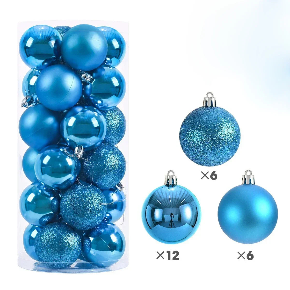 Sparkling Christmas Balls Set