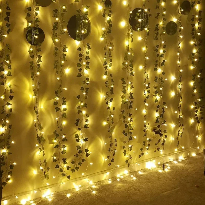 Green Leaf String Lights
